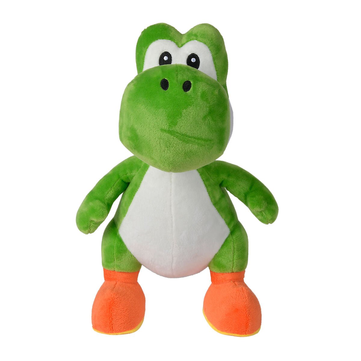Peluche verde de Yoshi de Super Mario Bros con pies naranjas - 3