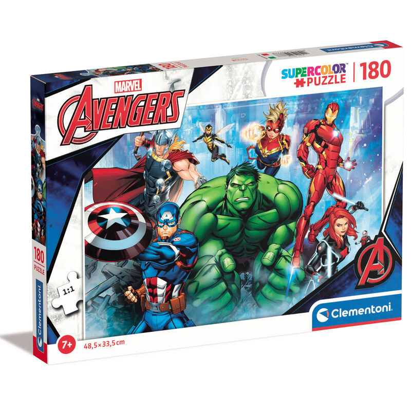 Puzzle Clementoni de Los Vengadores Marvel con 180 piezas
