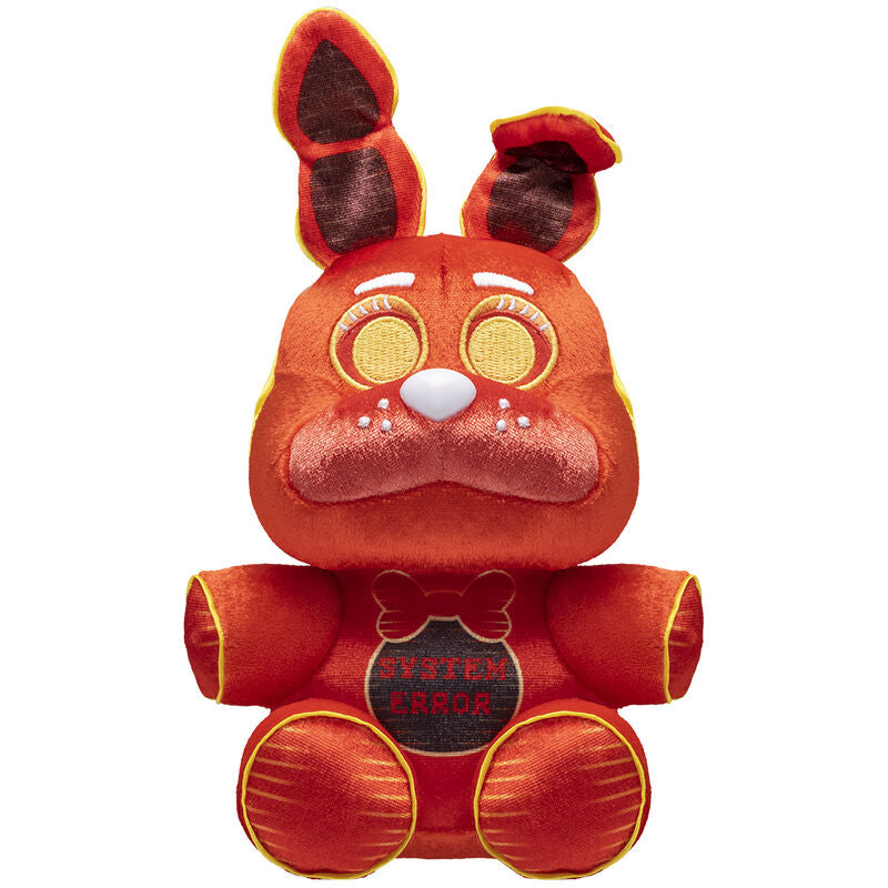 Peluche System Error Bonnie de Five Nights at Freddy’s en rojo y naranja