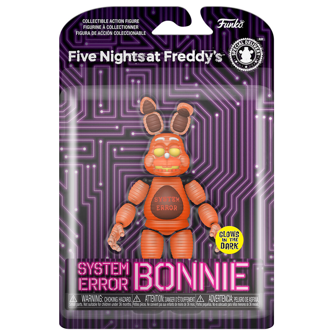 Figura FUNKO System Error Bonnie naranja de Five Nights at Freddy’s - 3
