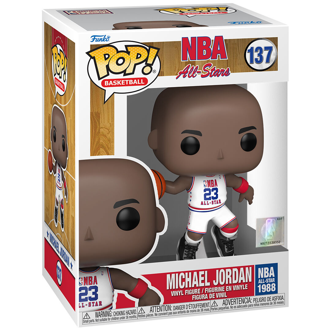 Figura Funko POP! de Michael Jordan NBA All Stars 1988 con balón - 3