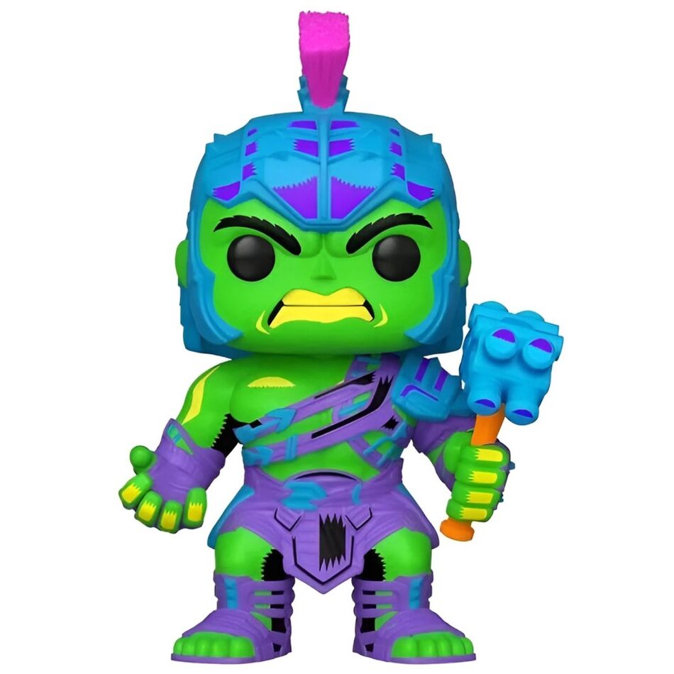 Figura FUNKO POP! de Hulk Ragnarok con armadura y martillo