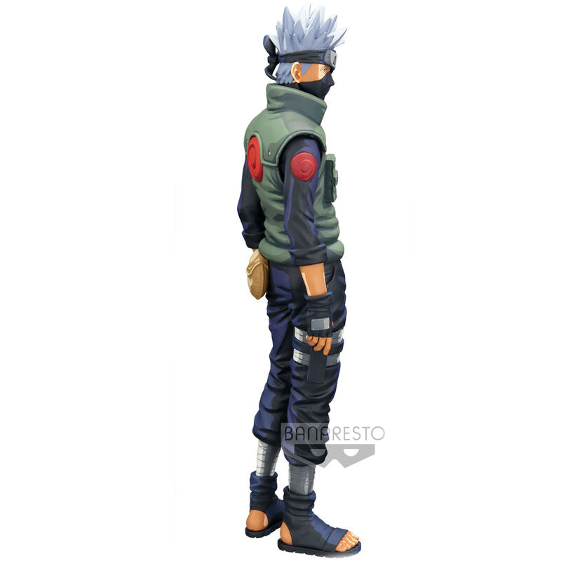 Figura Grandista de Hatake Kakashi de Naruto Shippuden con chaleco verde y cabello plateado - 5