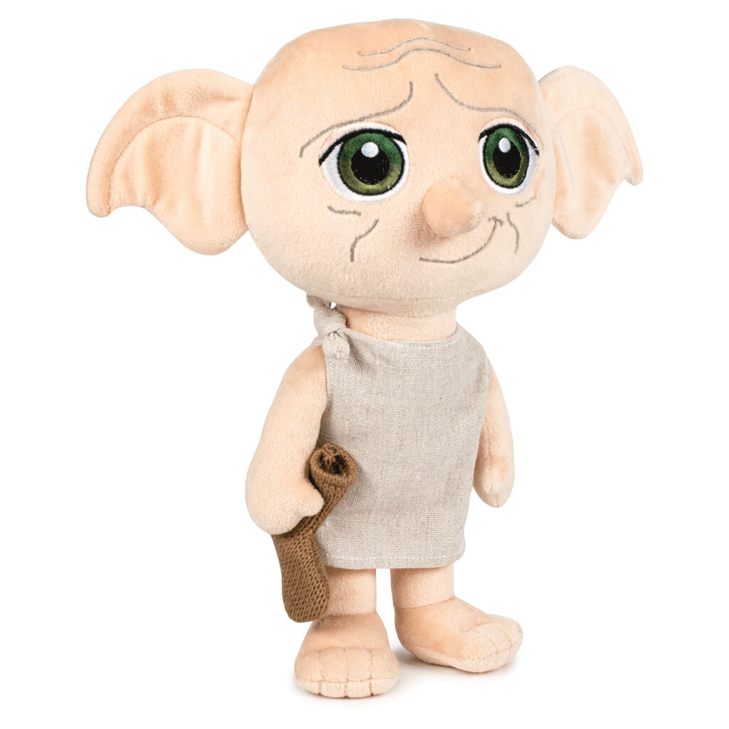 Peluche de Dobby de Harry Potter con túnica clara