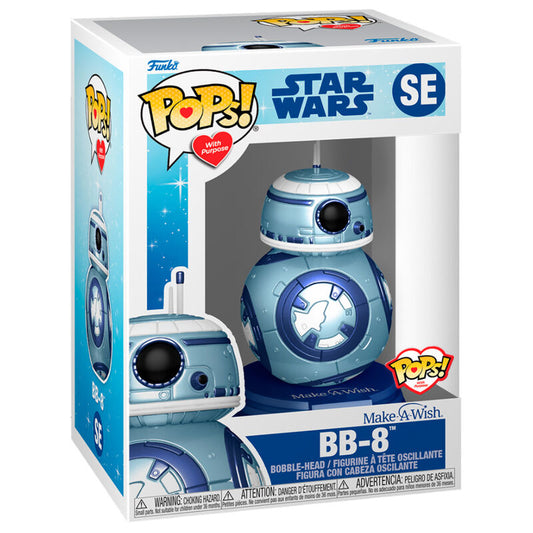 Figura Funko POP! metálica de BB-8 de Star Wars en caja con ventana - 2