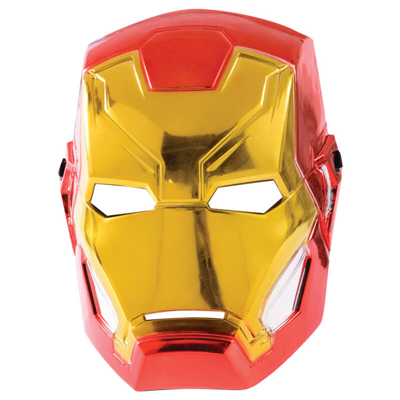 Máscara infantil de Iron Man Marvel en rojo y dorado