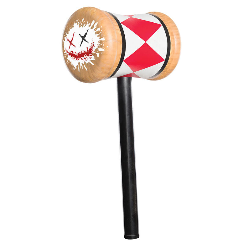 Mazo de Harley Quinn DC Comics con rombos rojos y blancos