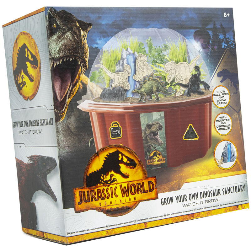 Juego Jurassic World para construir un parque de dinosaurios con cúpula y figuras - 2