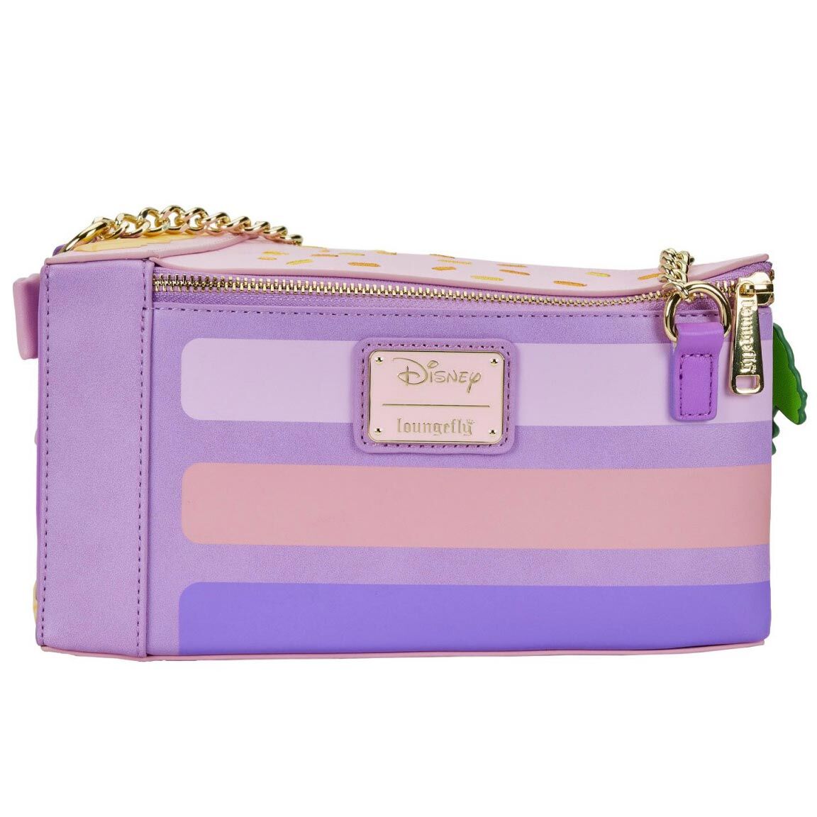 Bolso bandolera Cake Cosplay de Rapunzel Disney Loungefly en tonos lila y rosa - 5
