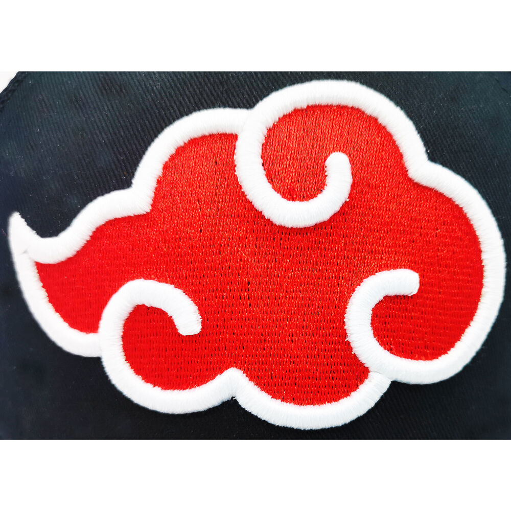 Gorra Naruto Junior negra con nube roja de Akatsuki - 5