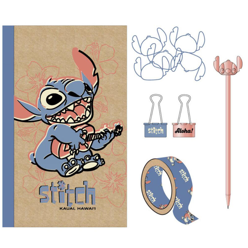 Set de papelería Stitch Disney CERDÁ con accesorios de escritorio - 3