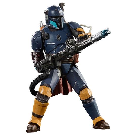 Figura articulada de Jon Favreau de The Mandalorian con armadura azul y accesorios - 3