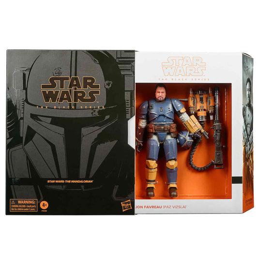 Figura articulada de Jon Favreau de The Mandalorian con armadura azul y accesorios - 2