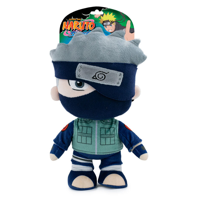 Peluche de Kakashi Hatake de Naruto Shippuden con banda de Konoha