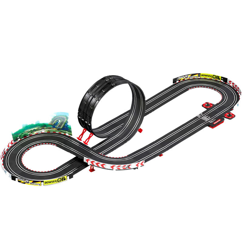 Circuito Carrera GO!!! Mario Kart con coches de Mario y Yoshi - 2