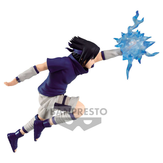 Figura de Uchiha Sasuke de Naruto con efecto de energía azul - 4
