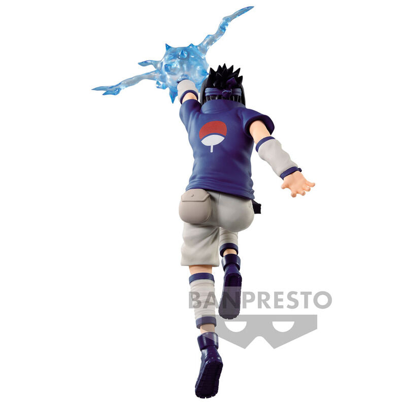 Figura de Uchiha Sasuke de Naruto con efecto de energía azul - 5