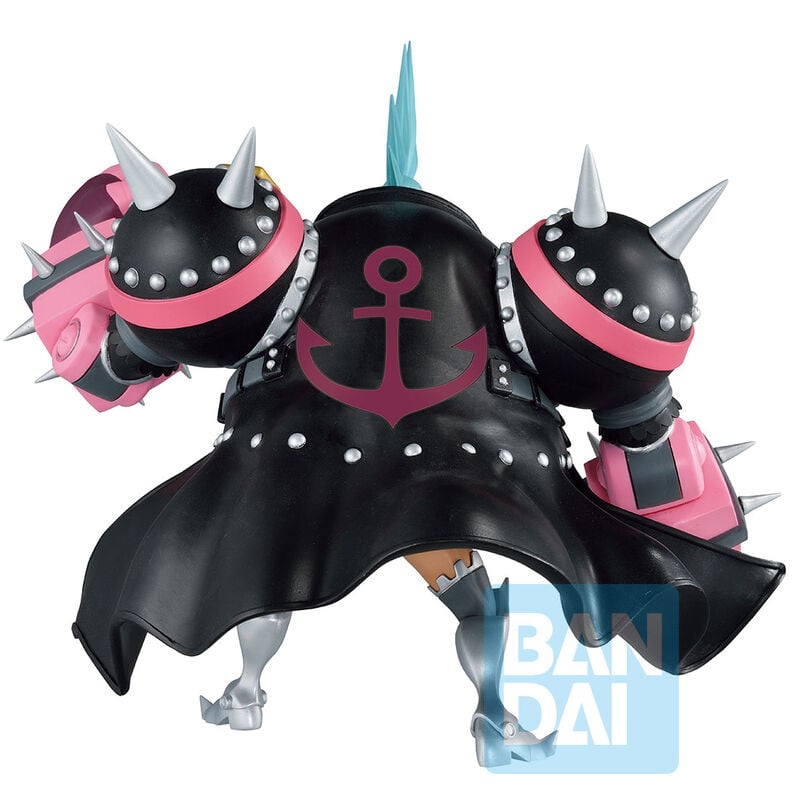 Figura Ichibansho de Franky de One Piece Film Red con brazos mecánicos rosas - 3