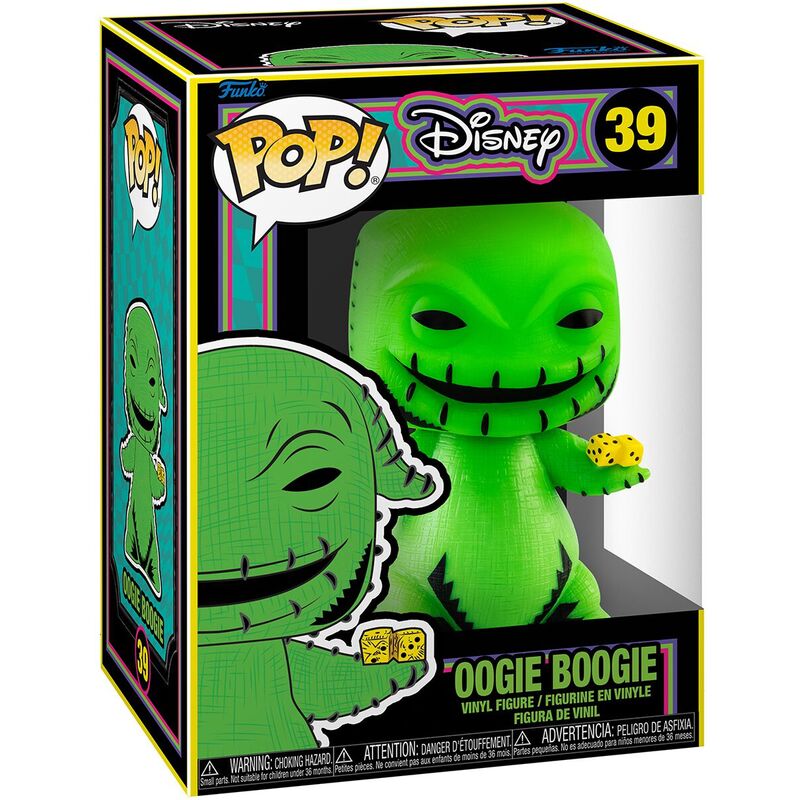 Figura Funko POP! de Oogie Boogie verde con dados amarillos - 2