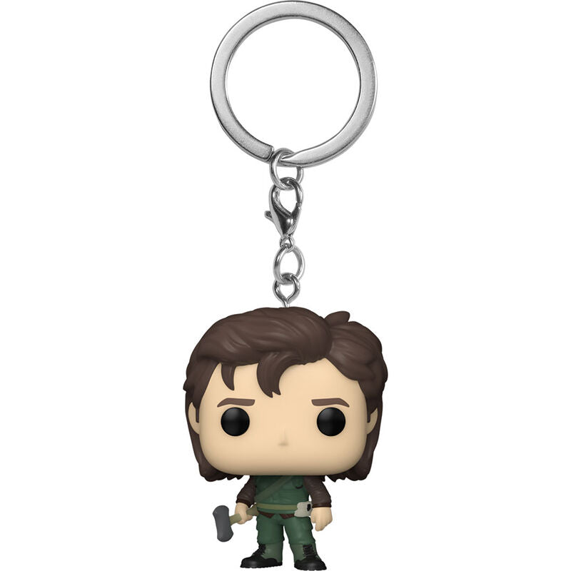 Llavero Funko Pocket POP! de Steve de Stranger Things en su caja - 2