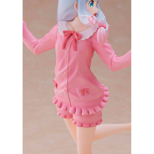 Estatua Tenitol de Sagiri Izumi con vestido rosa y base de estrellas - 3