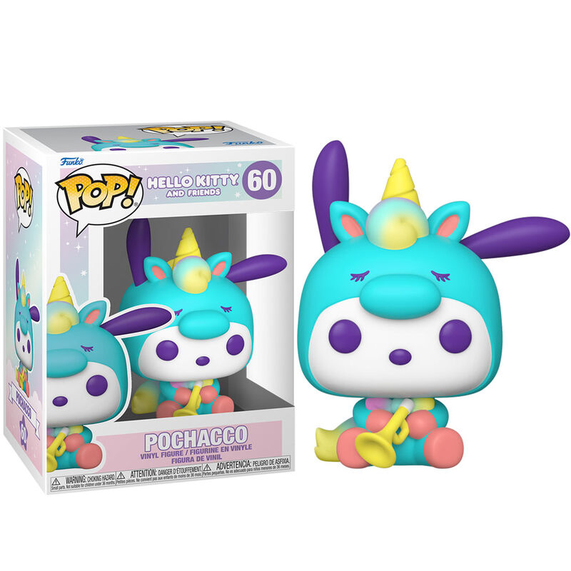 Figura Funko POP! de Pochacco de Sanrio con diseño de unicornio - 3