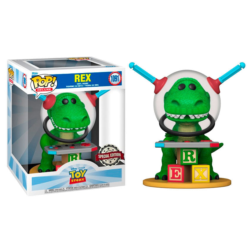 Figura Funko POP! Deluxe de Rex de Toy Story en caja - 2