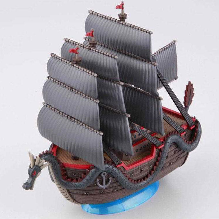 Model kit Dragons Ship de One Piece con velas grises y detalles de dragón - 2