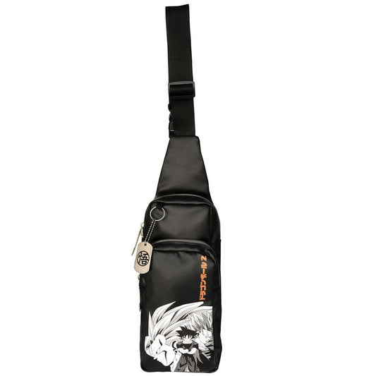 Bandolera negra Dragon Ball Z con ilustración de personajes - 2
