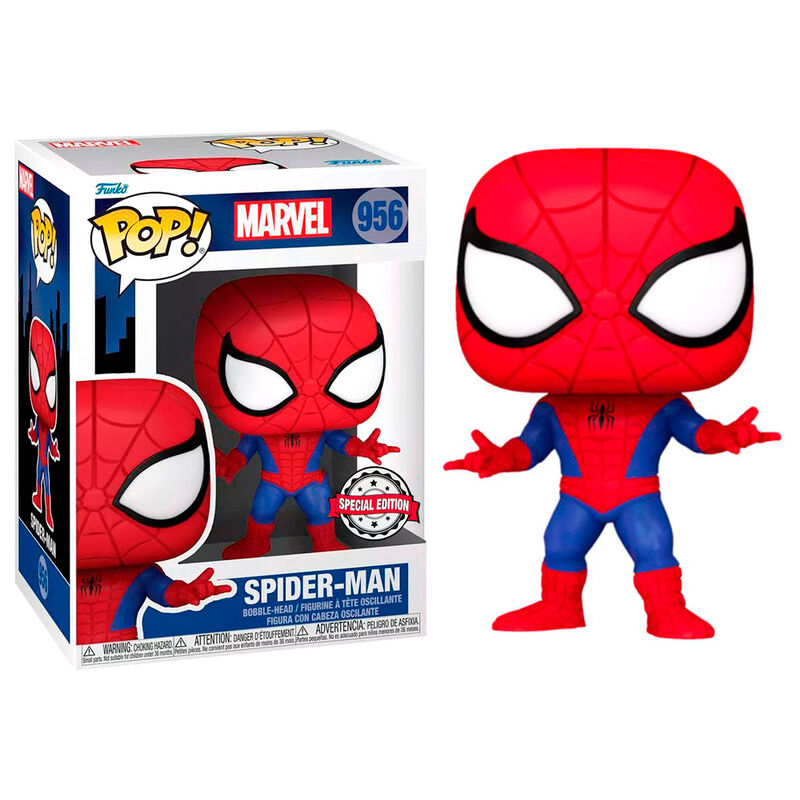 Figura Funko POP! Spider-Man Marvel Exclusive 956 en caja - 3