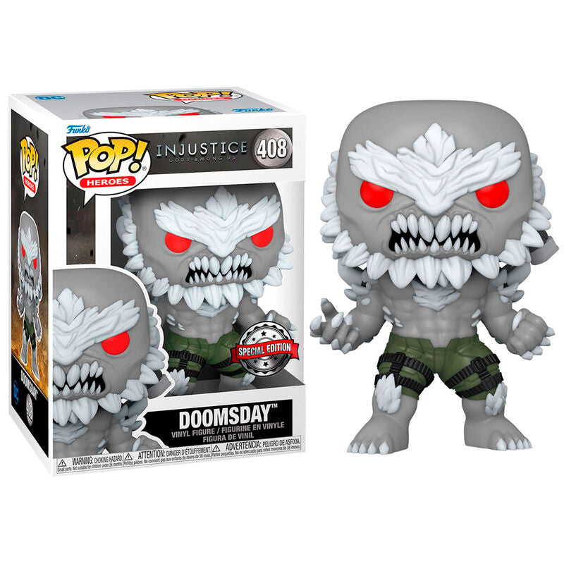 Figura Funko POP! Doomsday DC Comics Exclusive 408 en caja con ventana - 3