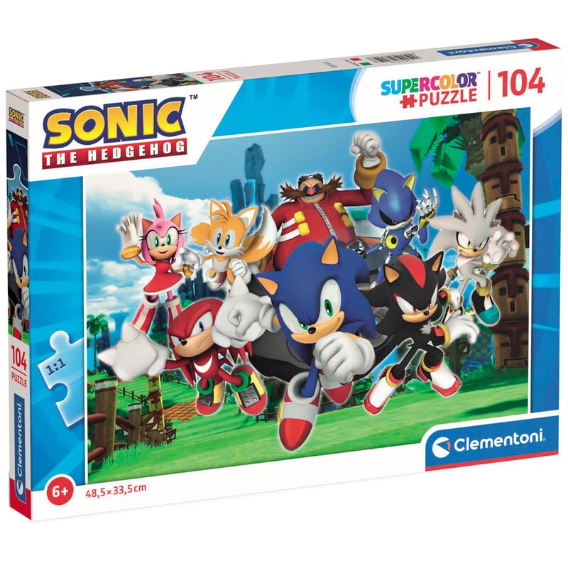 Puzzle Clementoni de Sonic The Hedgehog de 104 piezas