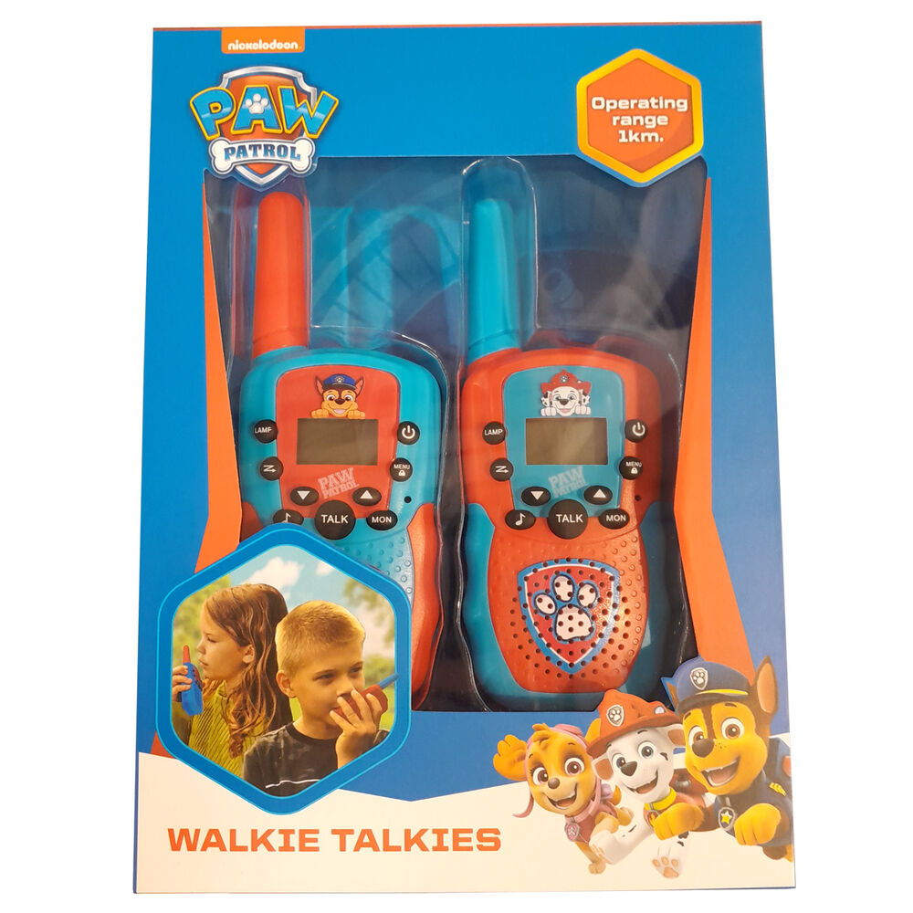 Walkie talkies PAW Patrol de Spin Master con pantalla LCD
