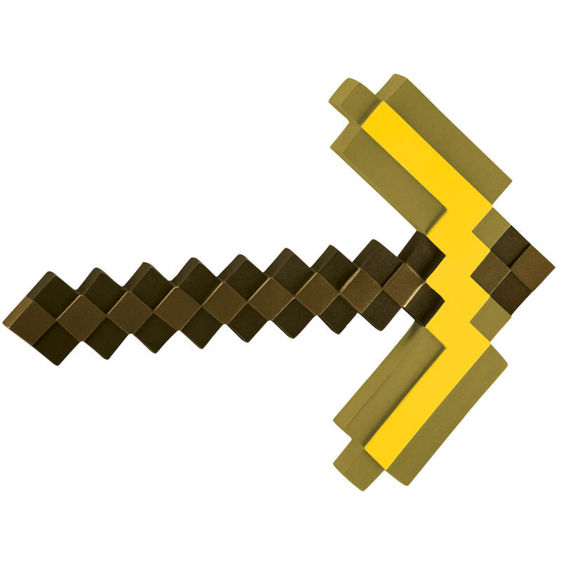 Pico de oro Minecraft de 40 cm con diseño pixelado