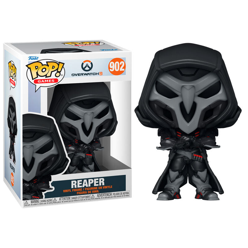 Figura Funko POP de Reaper de Overwatch 2 en caja - 3