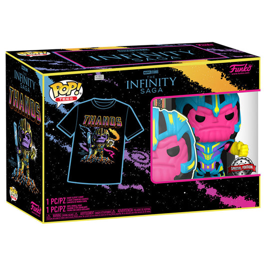 Set Funko POP! de Thanos con camiseta negra de Infinity Saga - 19