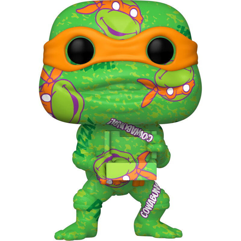 Figura Funko POP! Art Series de Michelangelo de Tortugas Ninja en caja - 2