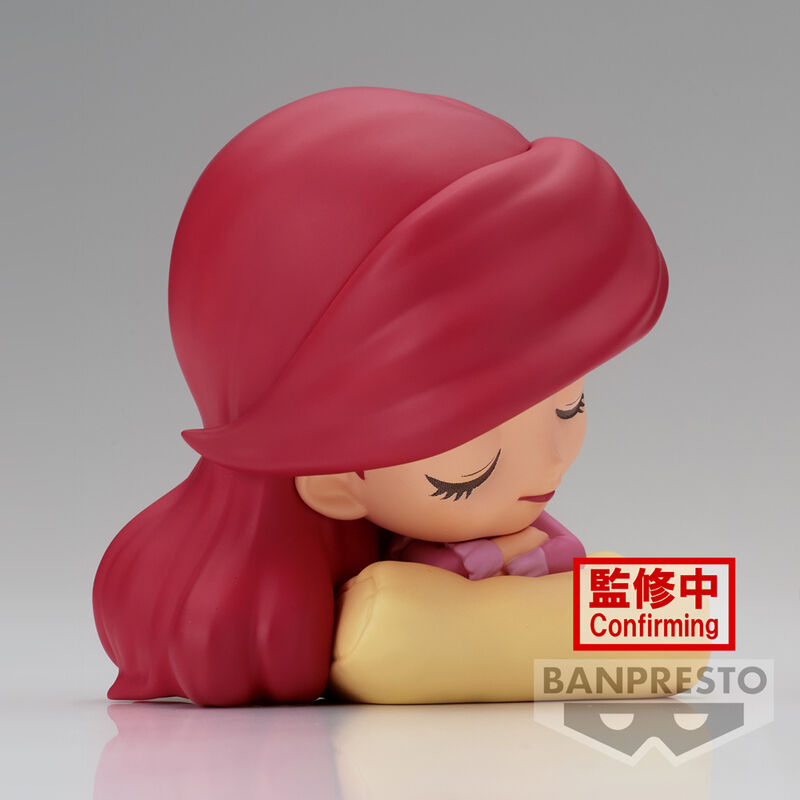 Figura Q Posket de Ariel de La Sirenita con cabello rojo y ojos cerrados - 4