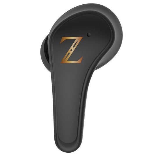 Auriculares inalámbricos negros The Legend of Zelda con estuche y emblema dorado - 2