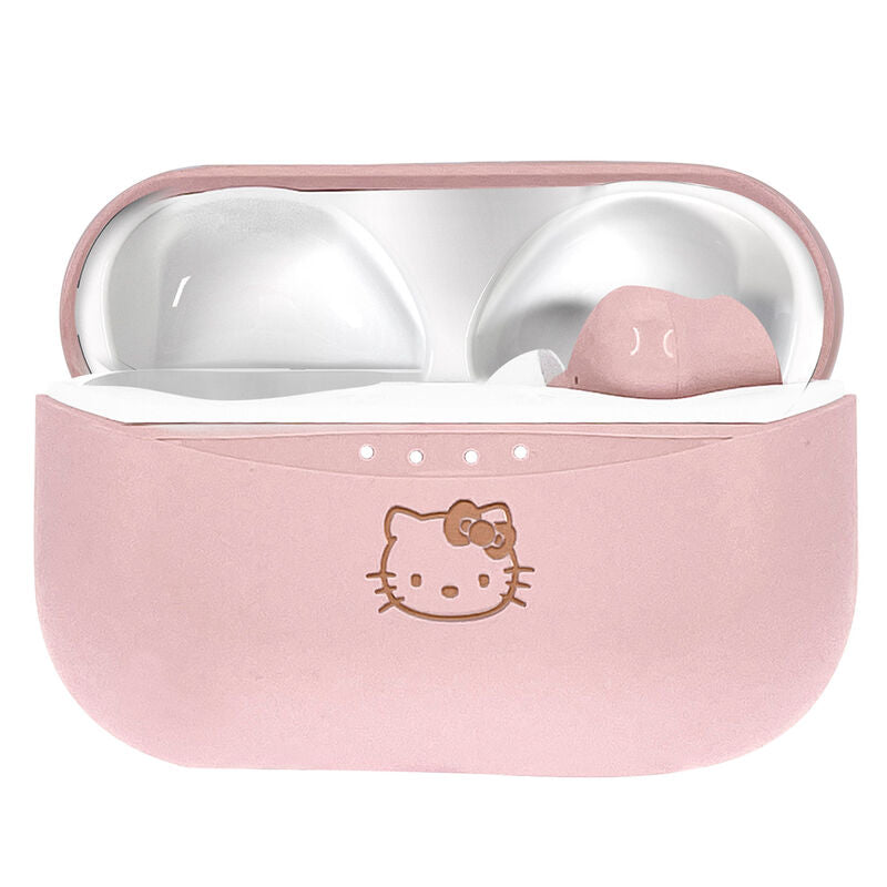 Auriculares inalámbricos rosas Hello Kitty con estuche - 3