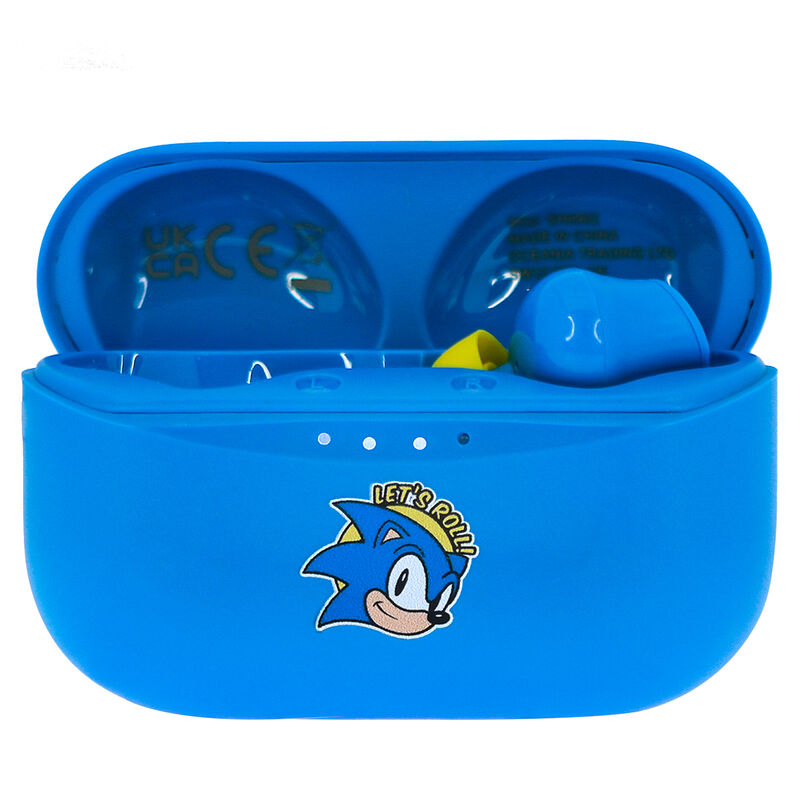 Auriculares inalámbricos TWS de Sonic the Hedgehog con estuche azul - 5
