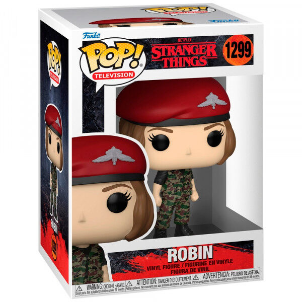 Figura Funko POP! de Hunter Robin con boina roja y uniforme de camuflaje - 2