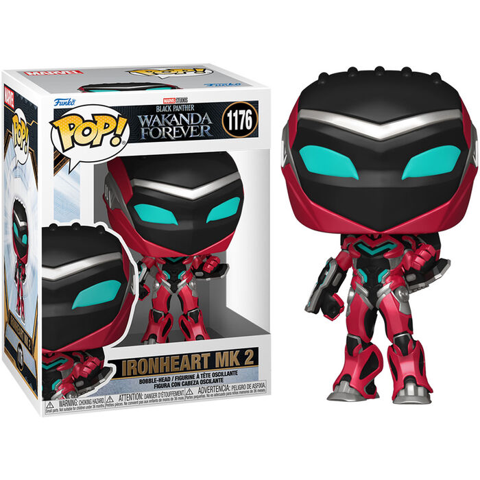 Figura Funko POP! Ironheart MK2 con armadura roja y negra - 3