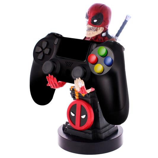Soporte Cable Guy de Deadpool Zombie Marvel con base del emblema de Deadpool - 3