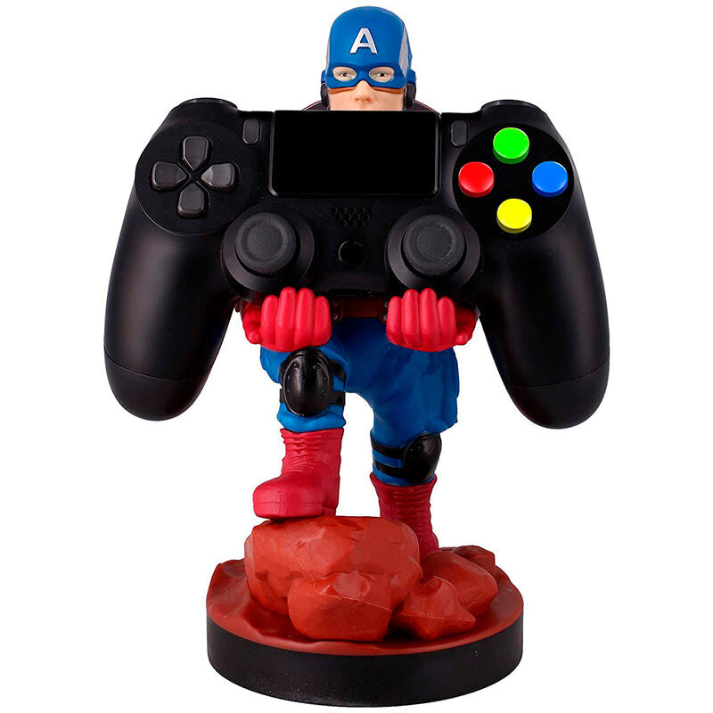 Soporte Cable Guy de Capitán América Marvel con base rocosa - 5