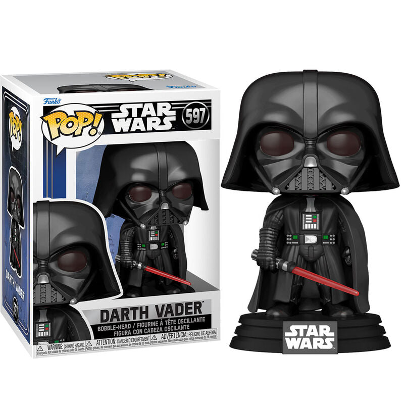 Figura Funko POP! de Darth Vader con sable láser rojo - 3