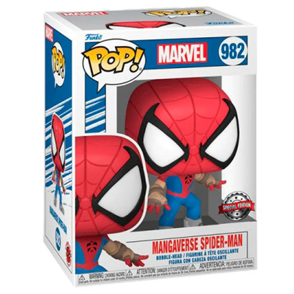 Figura Funko POP! Spider-Man Mangaverse con traje rojo y azul - 2