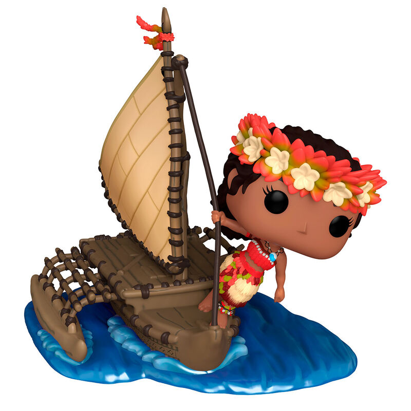 Figura FUNKO POP! Rides Disney 100 de Vaiana a bordo de su embarcación - 2