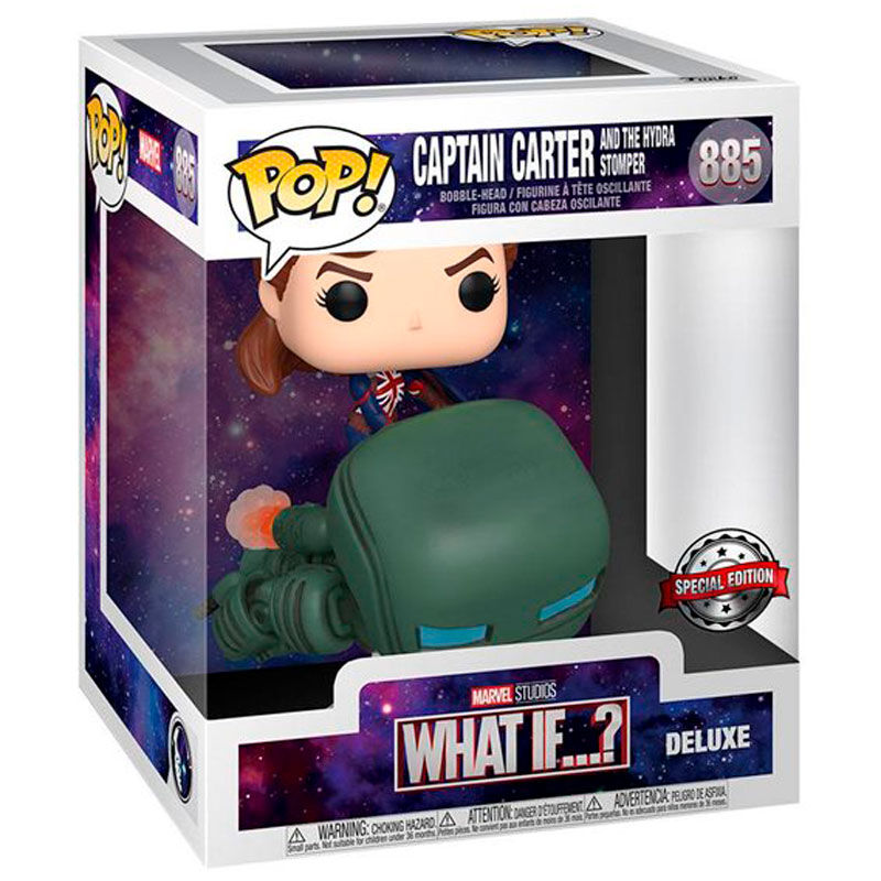 Figura Funko POP! Marvel de Captain Carter con armadura verde - 2