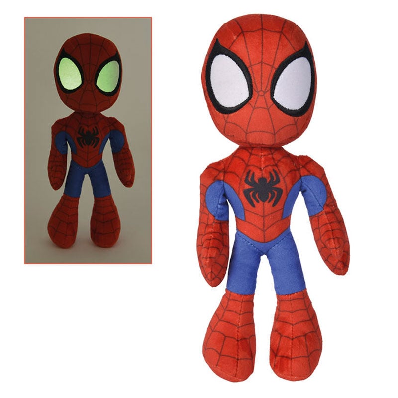Peluche Spidey Spider-Man Marvel de 25 cm con traje rojo y azul